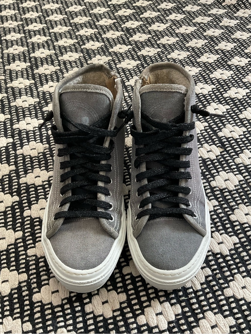P448 High-Top Sneakers with Black Laces
